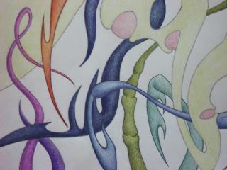 the shapes, zoomed in